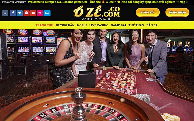 Live Casino Oze tương thích với các sảnh game liên quốc tế